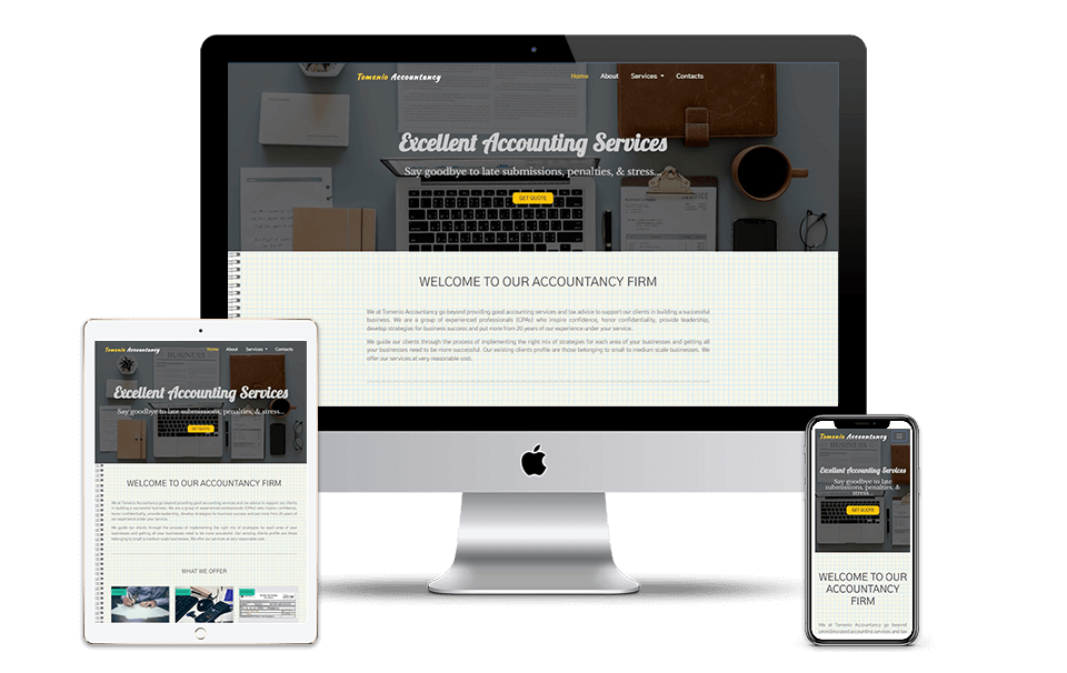 Portfolio Web Application Development project - Accountancy Agency Website