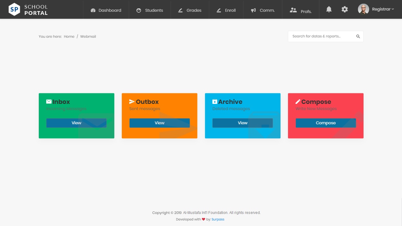 Portfolio Education Management System